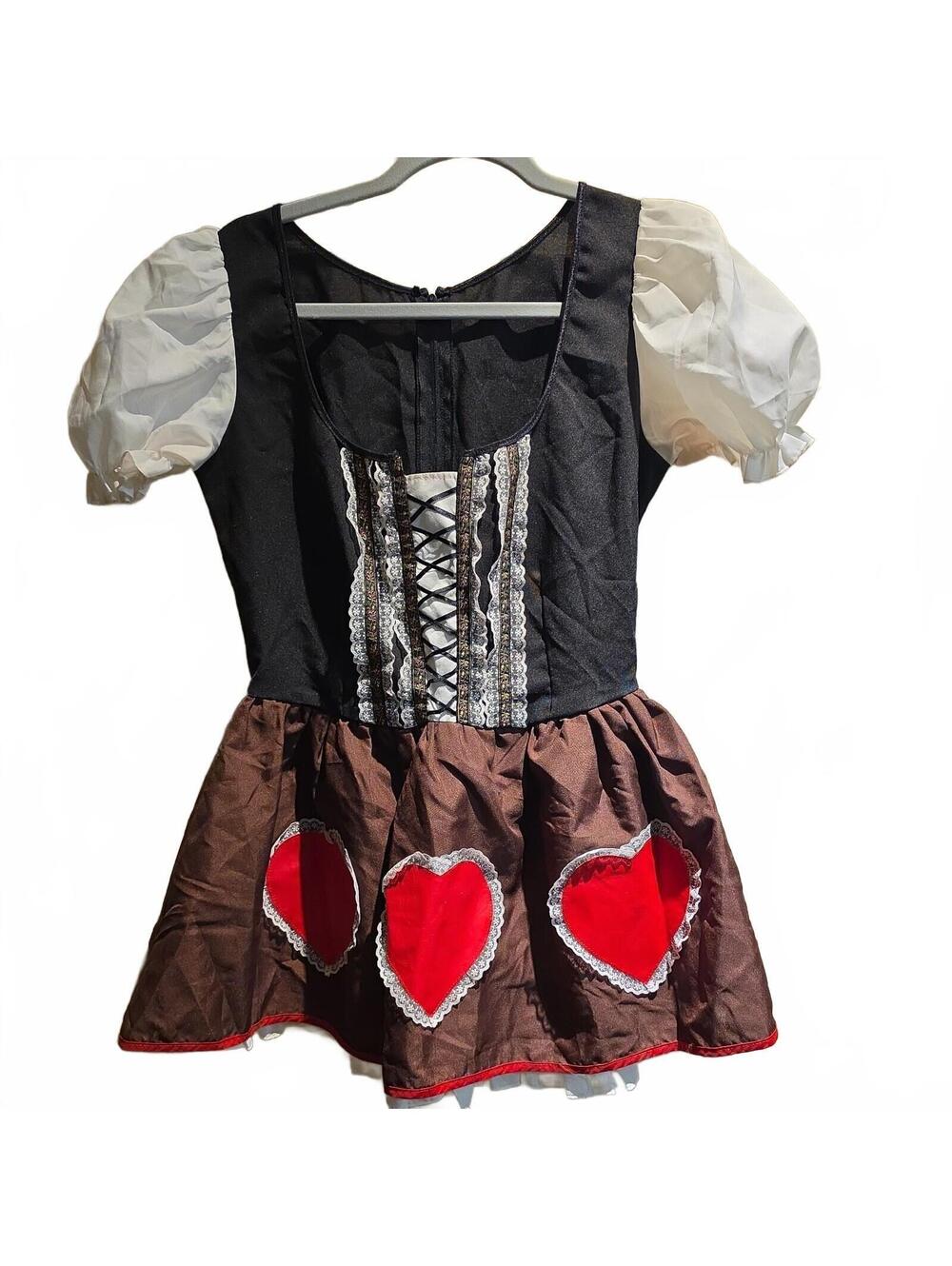 Oktoberfest German Fraulein Costume Dress  - Beer Barmaid Dress . Size Small